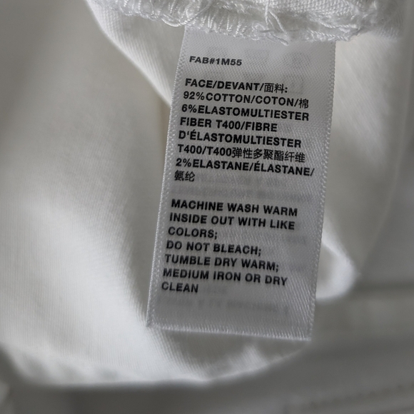 Lafayette 148 New York Womens Wyckoff White Ankle Wide Leg Jeans Denim Size 30 - Picture 13 of 16